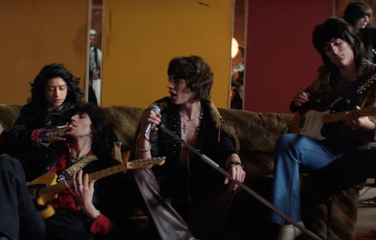 The Rolling Stones In the Stars music video featuring a 70s deepfake version of Mick Jagger.